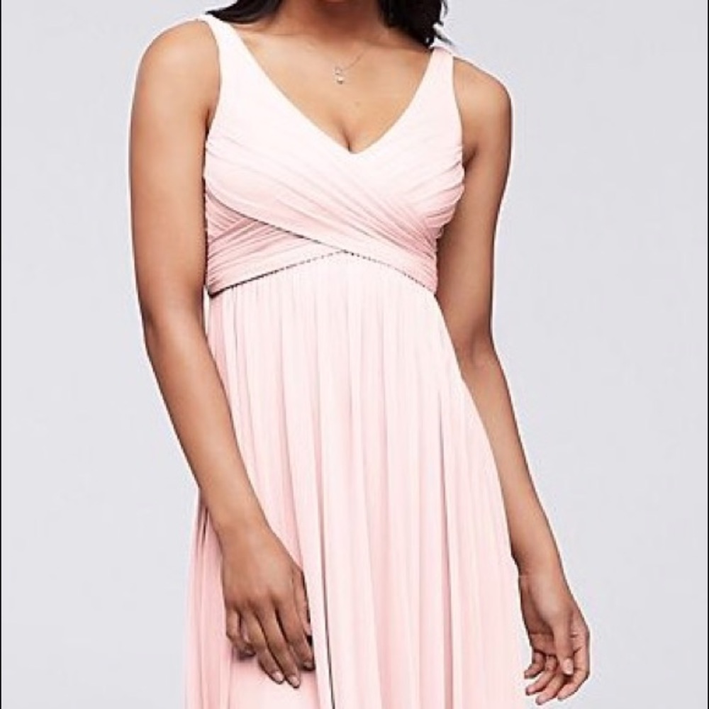 Bridesmaid Dress- Davids Bridal Size 6 Petal Pink